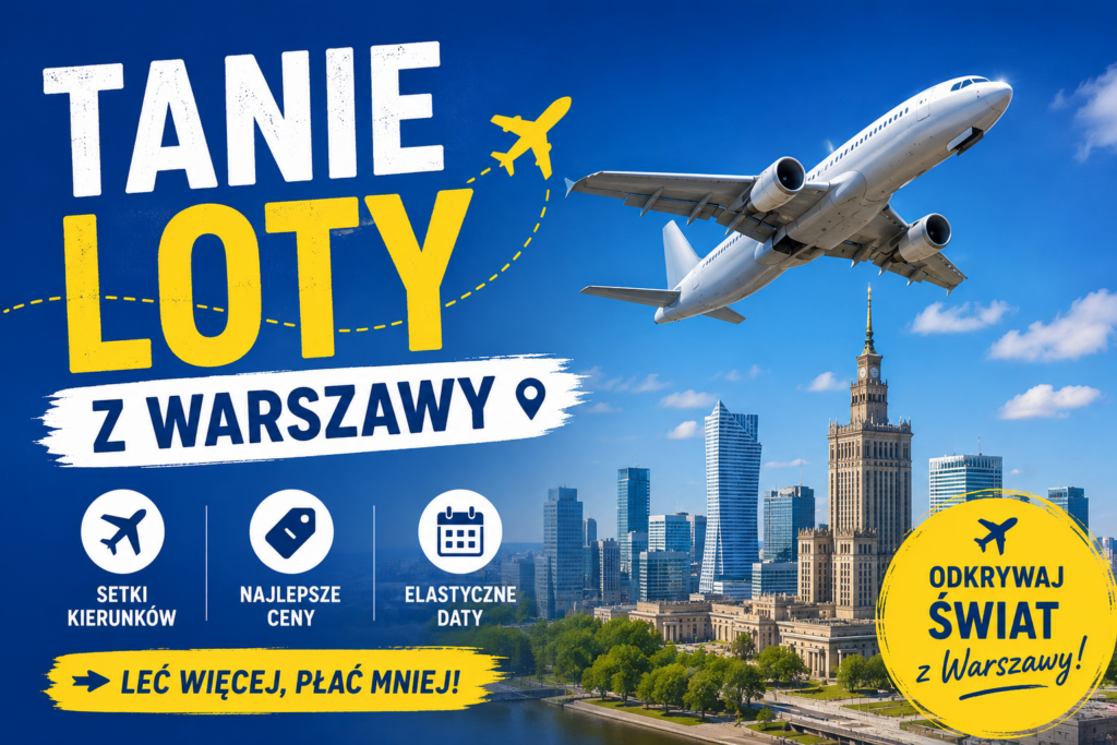 Tanie loty z Warszawy